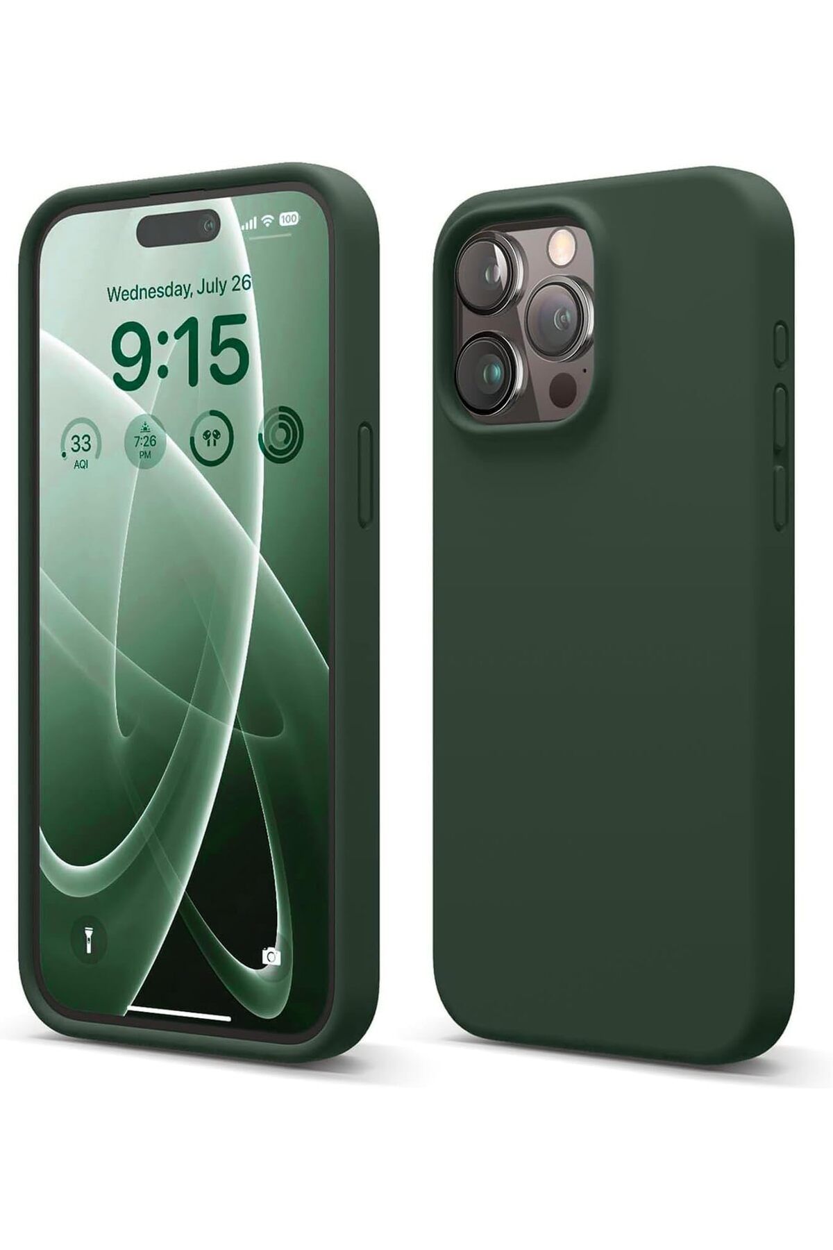 STOREMAX dlshop iPhone 15 Pro Max Uyumlu Özel İpeksi Dokunuş Hissi Veren İçi Yumuşak Kadife Lansman Sil
