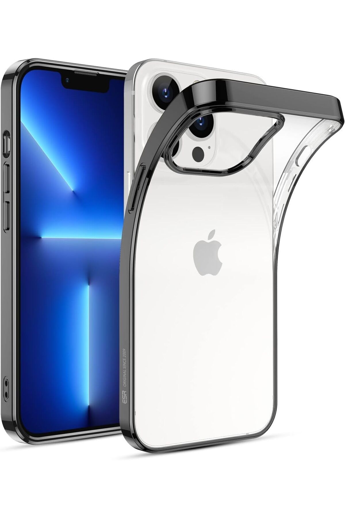 STOREMAX srhtDS iPhone 13 Pro Max Kılıf,Classic Hybrid Metalik Siyah Desing 266450