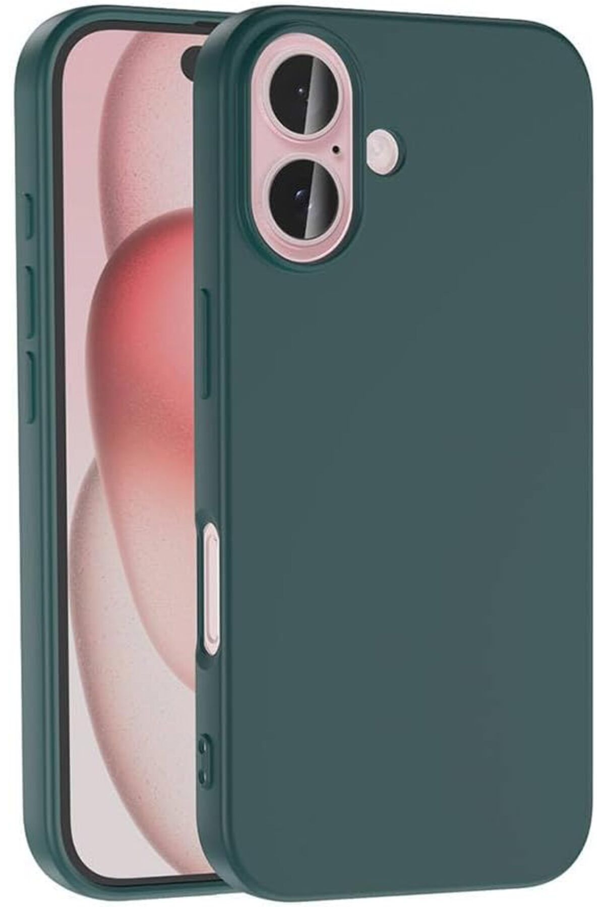 STOREMAX cmllashop İle Uyumlu iPhone 16 Plus Kılıf ZORE LSR Lansman Kapak Yeşil 542093