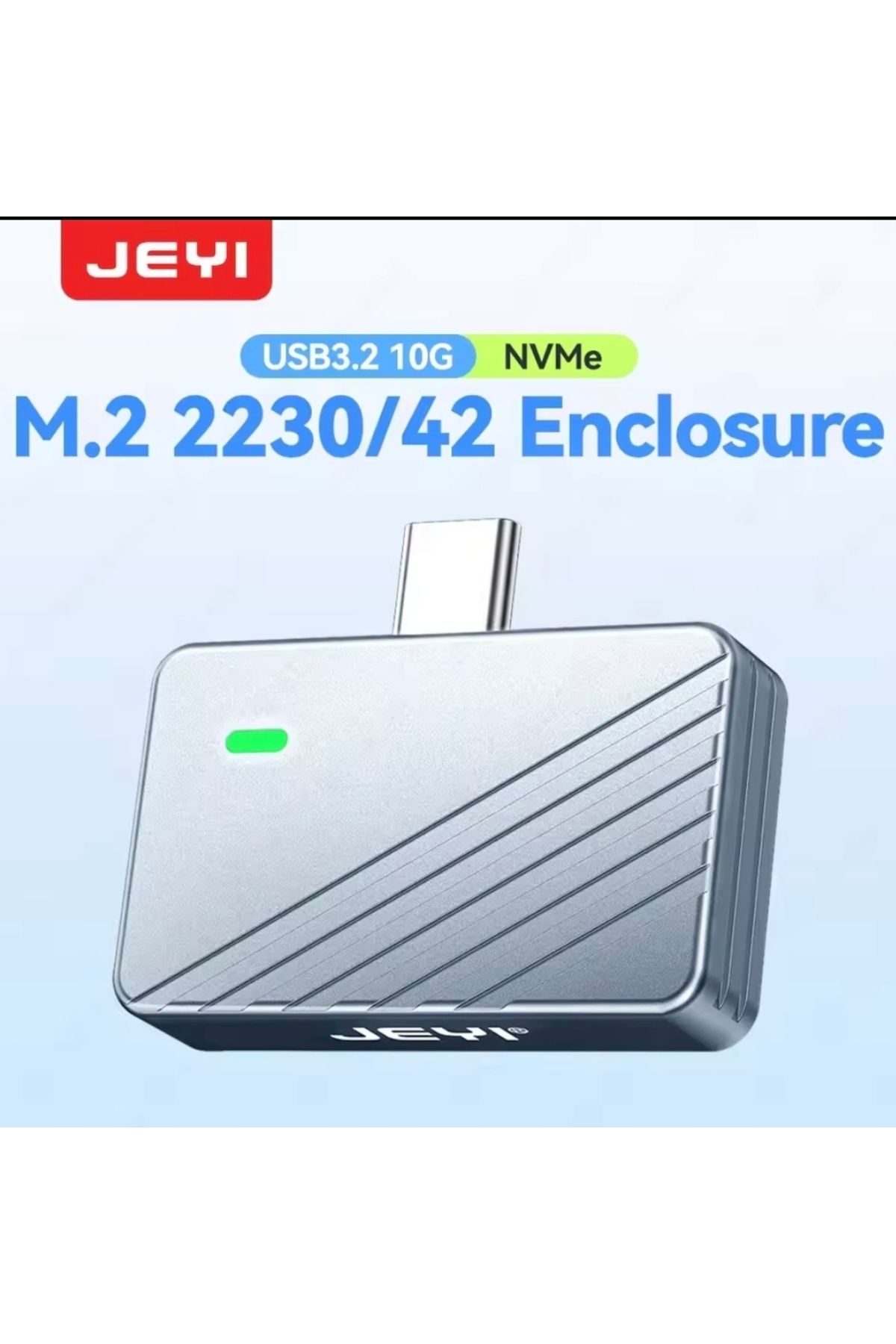 Global Jeyı 2230 2242 M.2 Nvme Ssd Kutusu Çift Protokol Type-c Giriş Tüm Cihazlar Uygun Yeni Nesil 10gbps