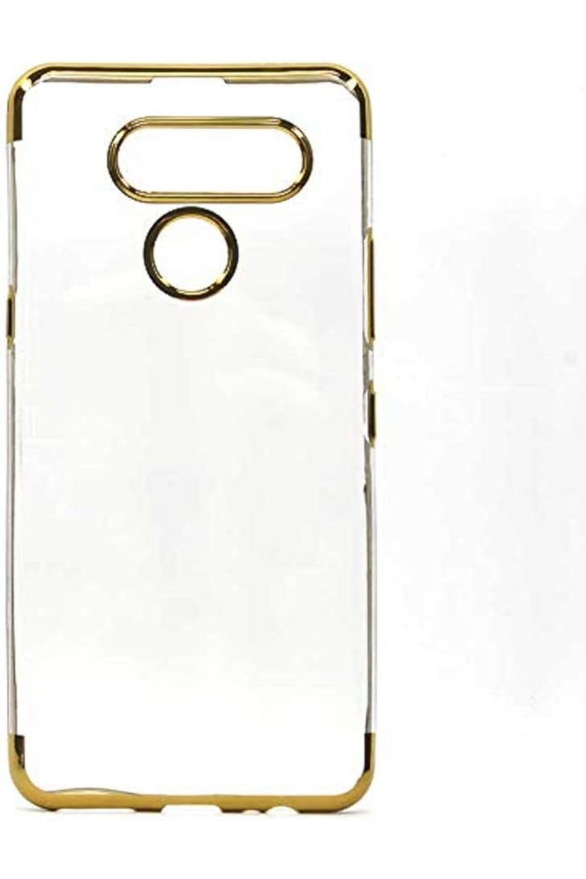STOREMAX lbstorex LG K50S ile Uyumlu Dört Köşeli Lazer Gold Cep Telefonu Kılıfı Newdsng 1116818
