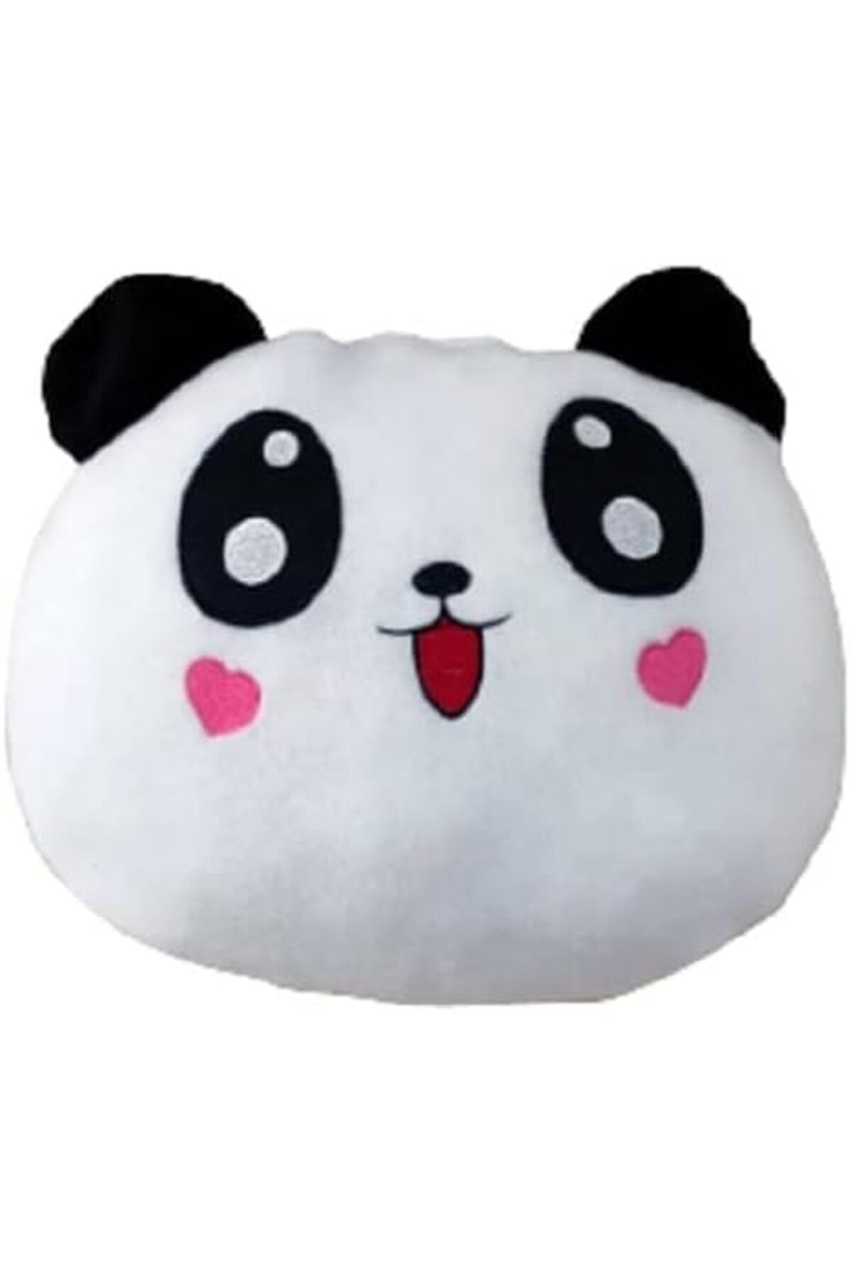 STOREMAX 8683200803453 Panda Figürlü Kalp Yanaklı Sevimli Peluş Yastık Minnoş Yavru Panda Tas