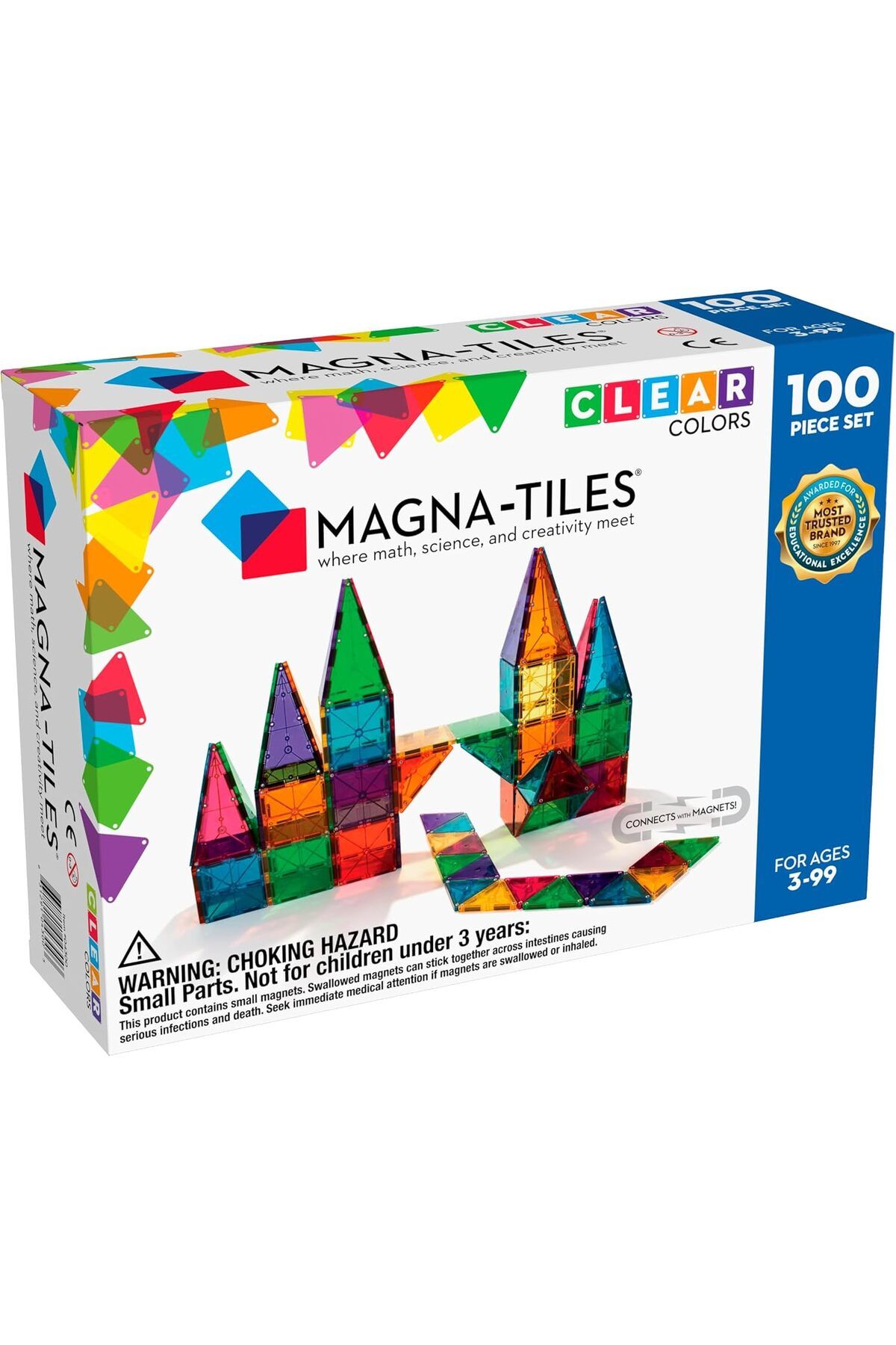 STOREMAX lvnmblya Magna Tiles Clear Colors 100 Parça Manyetik Lego Shop Deesing 224120