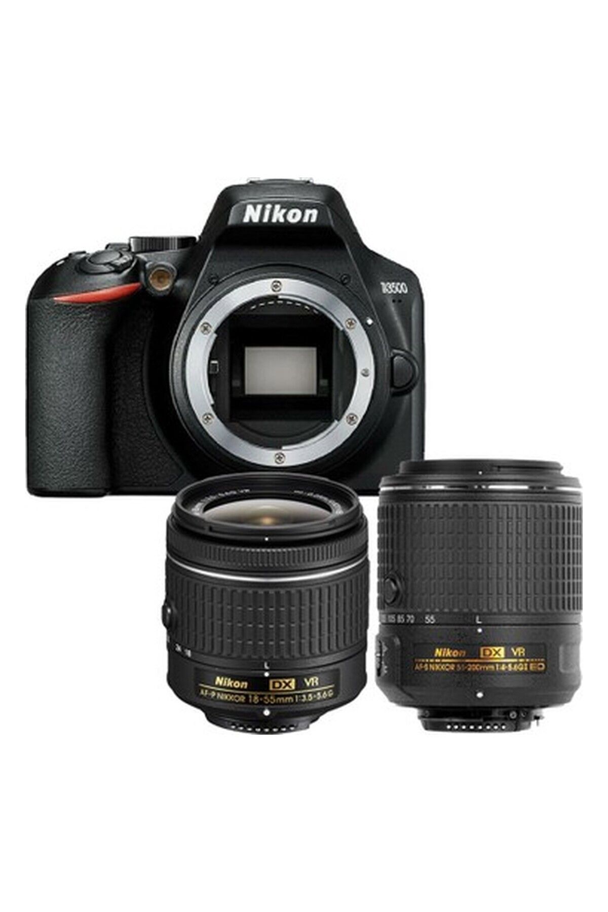 NİKON Nikon D3500 18-55 Vr + 55-200MM Vr Iı Lens Set