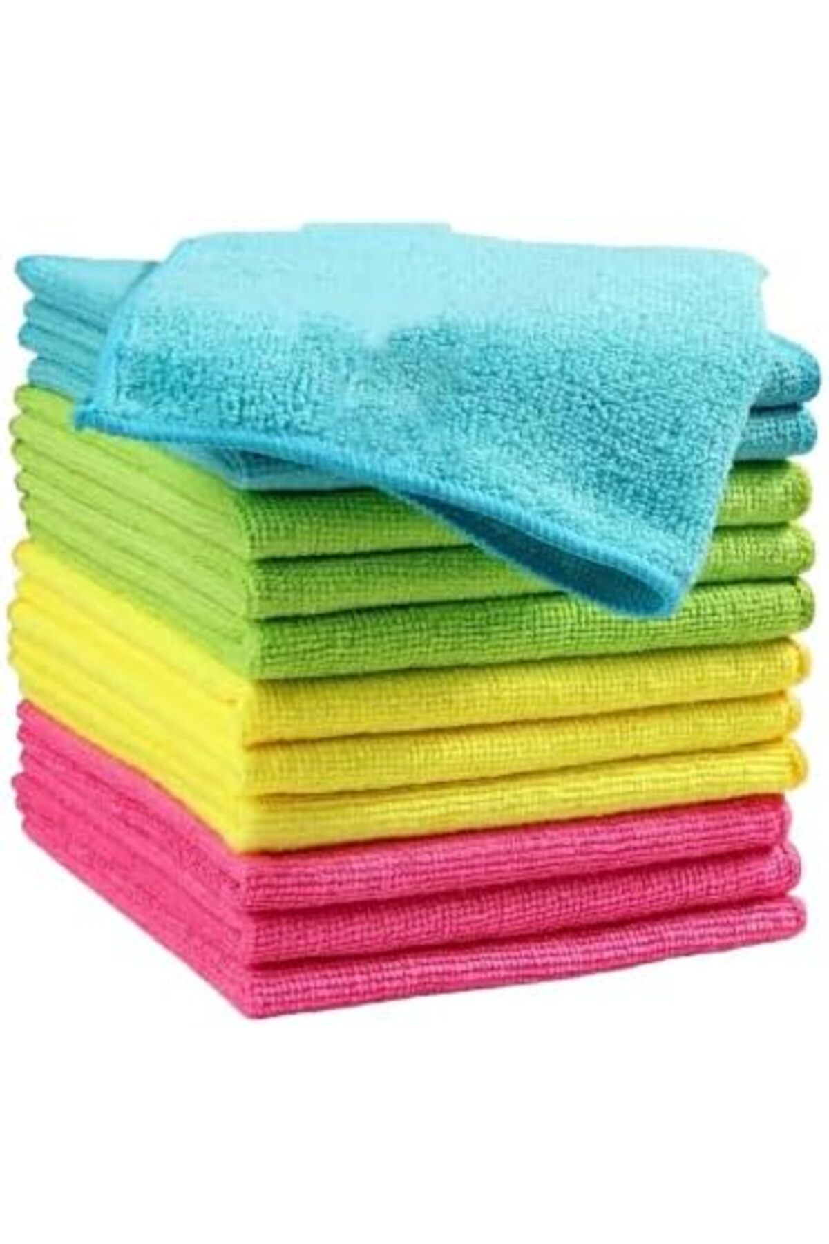 STOREMAX nffashopm Secret Mikrofiber Temizlik Bezi 24 Adet 30x30 Çok Amaçlı İz Bırakmaz Temizlik Bezi -
