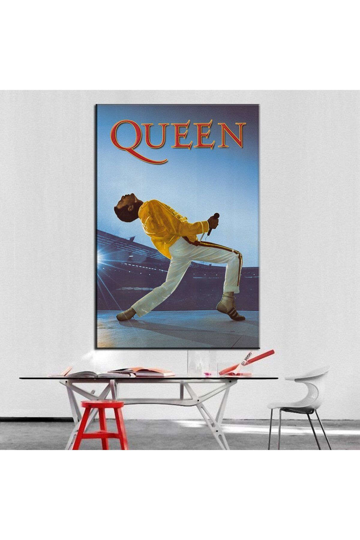 Ritmo Canvas Queen Rock Müzik Grubu Freddie Mercury Kanvas Tablo