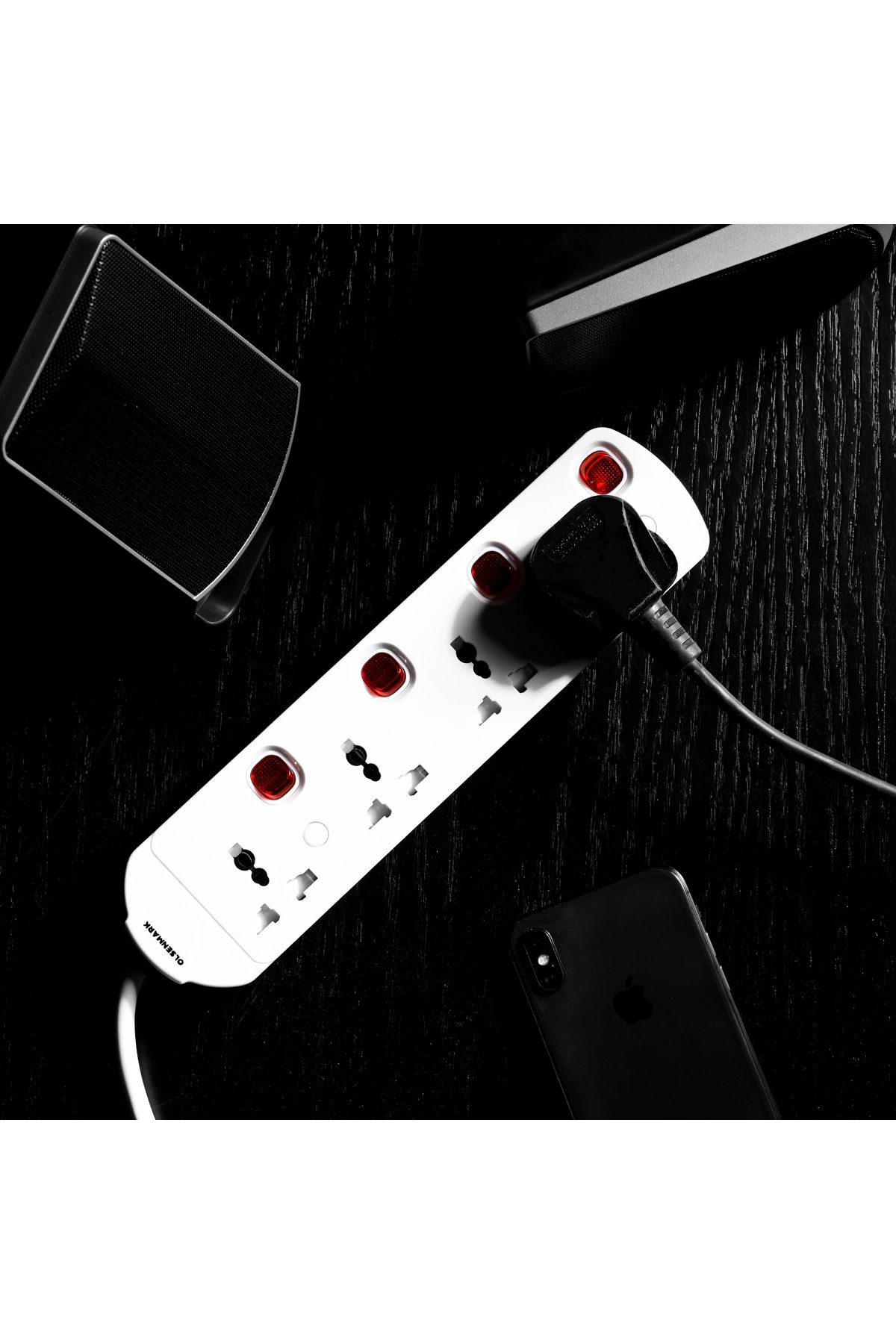 Olsenmark-Extension Socket, 4 Way - 3 M Power Extension Socket Cord | OMES1811 3