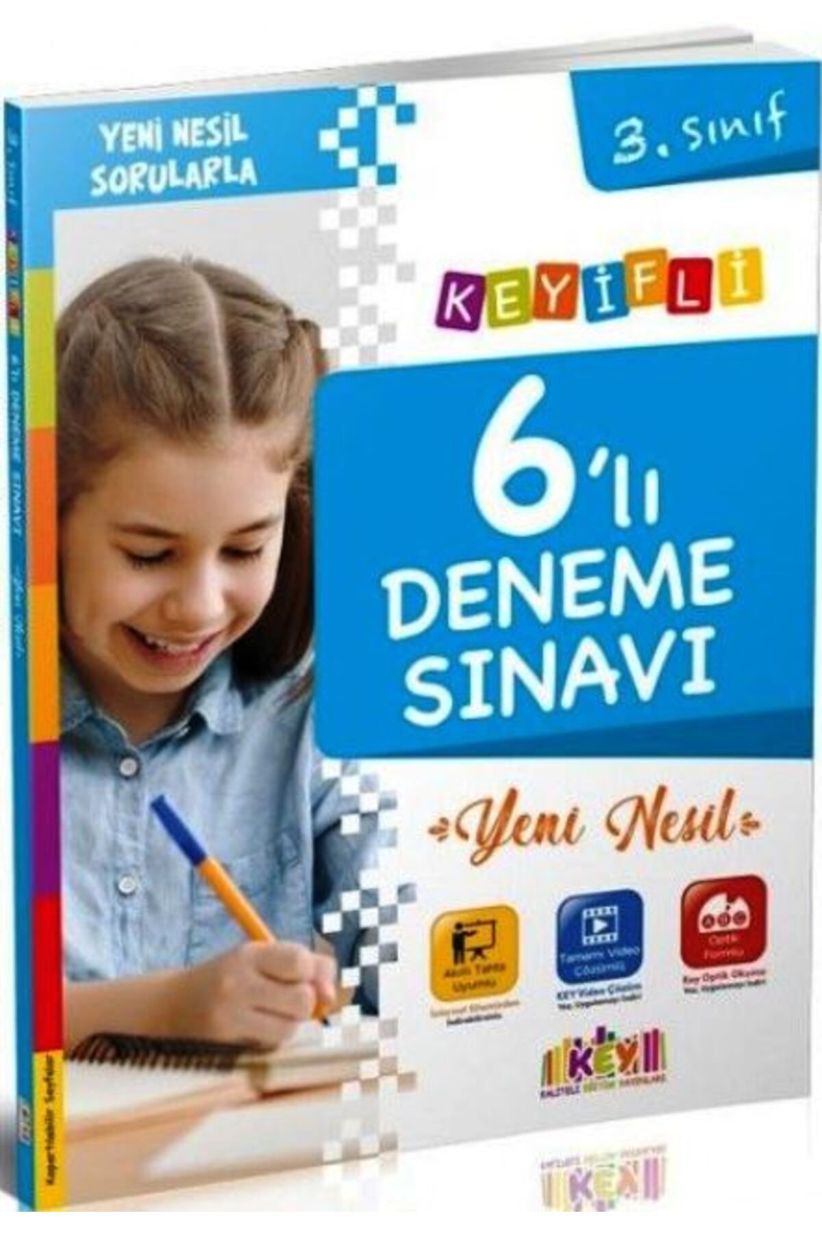 Key Publishing 3. Sınıf Keyifli Yeni Nesil 6'lı Deneme