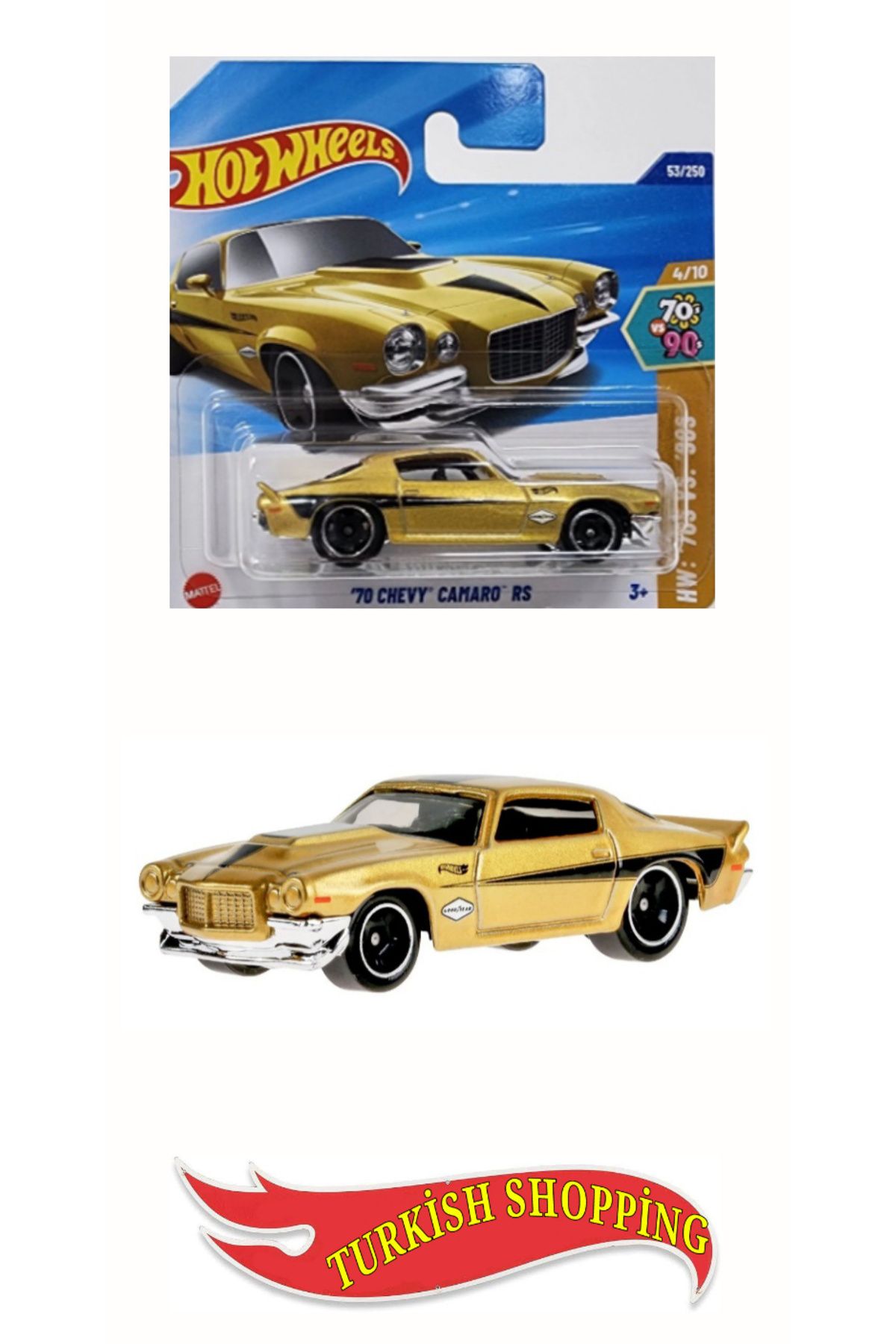 HOT WHEELS 2025 Case 1:64 70 Chevy Camaro Rs