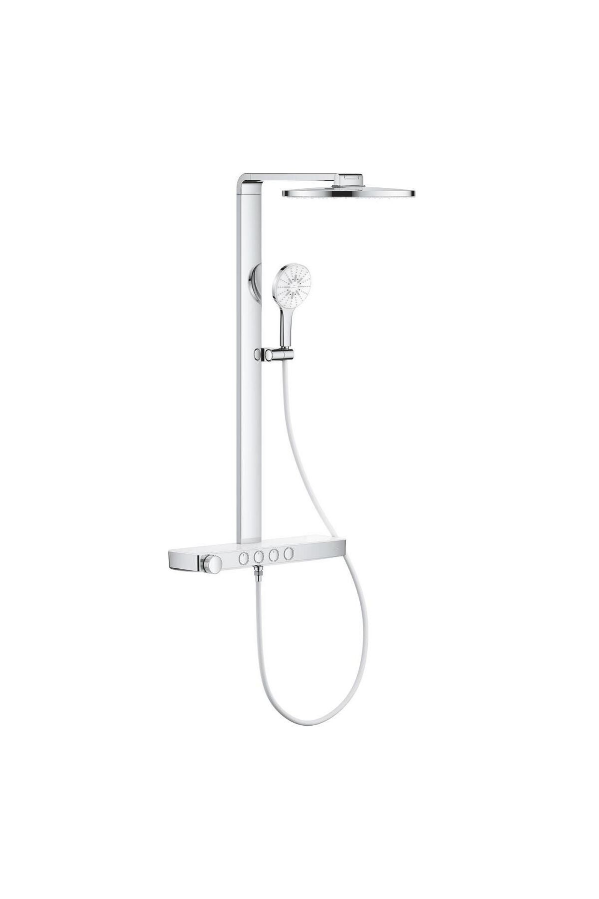 Grohe Rainshower Aqua Pure Duvara Monte Termostatlı Duş Sistemi - 1009640000