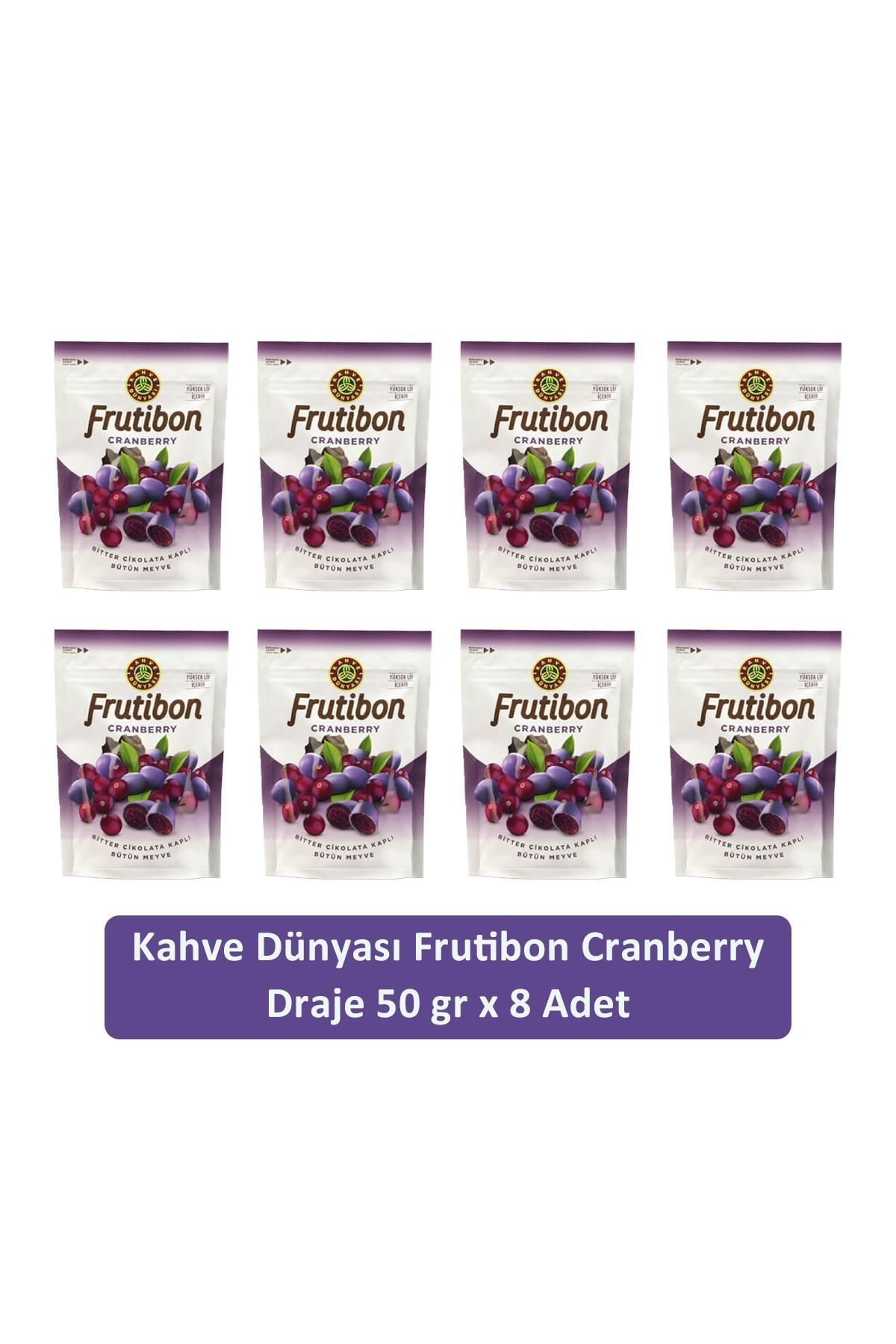 Kahve Dünyası Kahve Dünyası Cranberry Frutibon 50 GR x 8 Adet