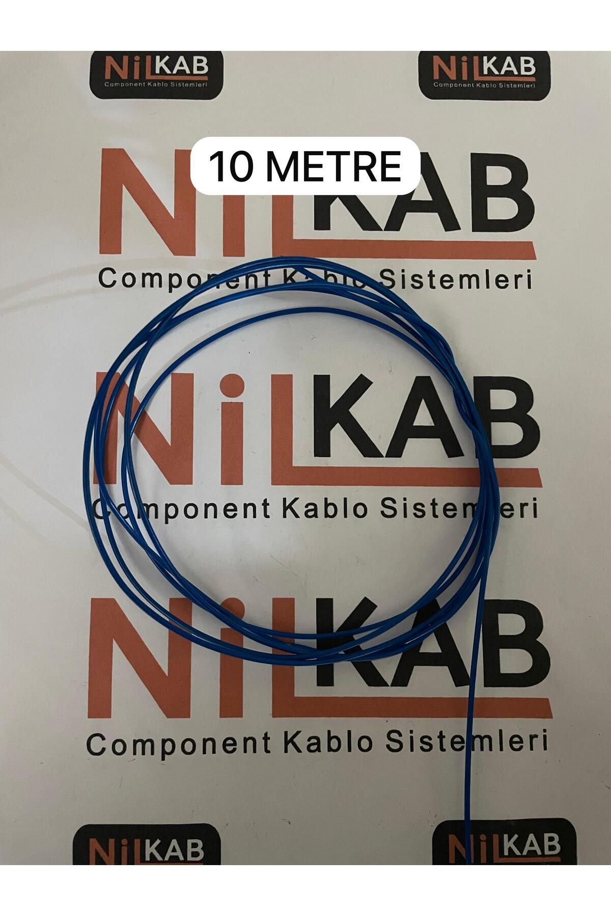 Nilkab FLRY-B 0,50 MM BAKIR KABLO MAVİ 10 METRE