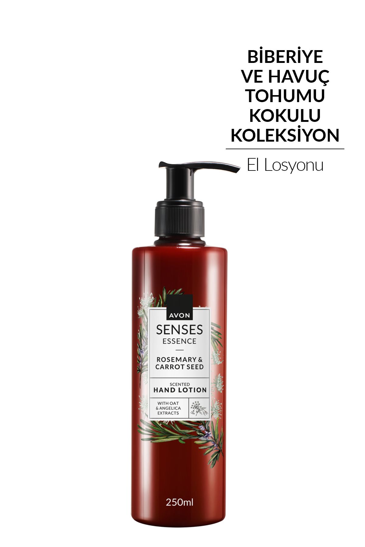 AVON Senses Biberiye ve Havuç Tohumu Kokulu Nemlendirici El Kremi 250ml