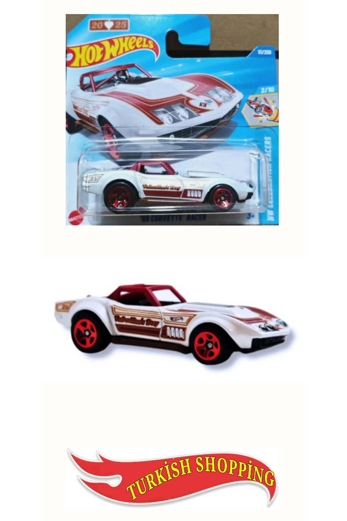 HOT WHEELS 2025 Case 1:64 69 Corvette Racer - Fiyatı, Yorumları