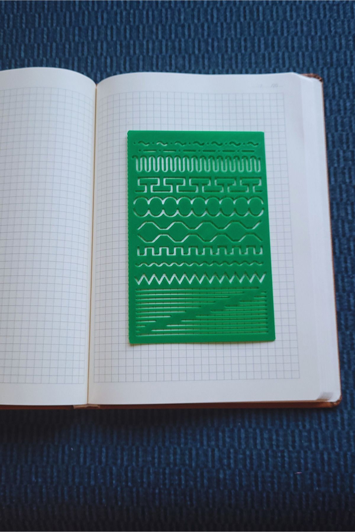 Karmelom Studio-Decorative Pattern and Line Template Ruler - Multipurpose for Design and Drawing 2