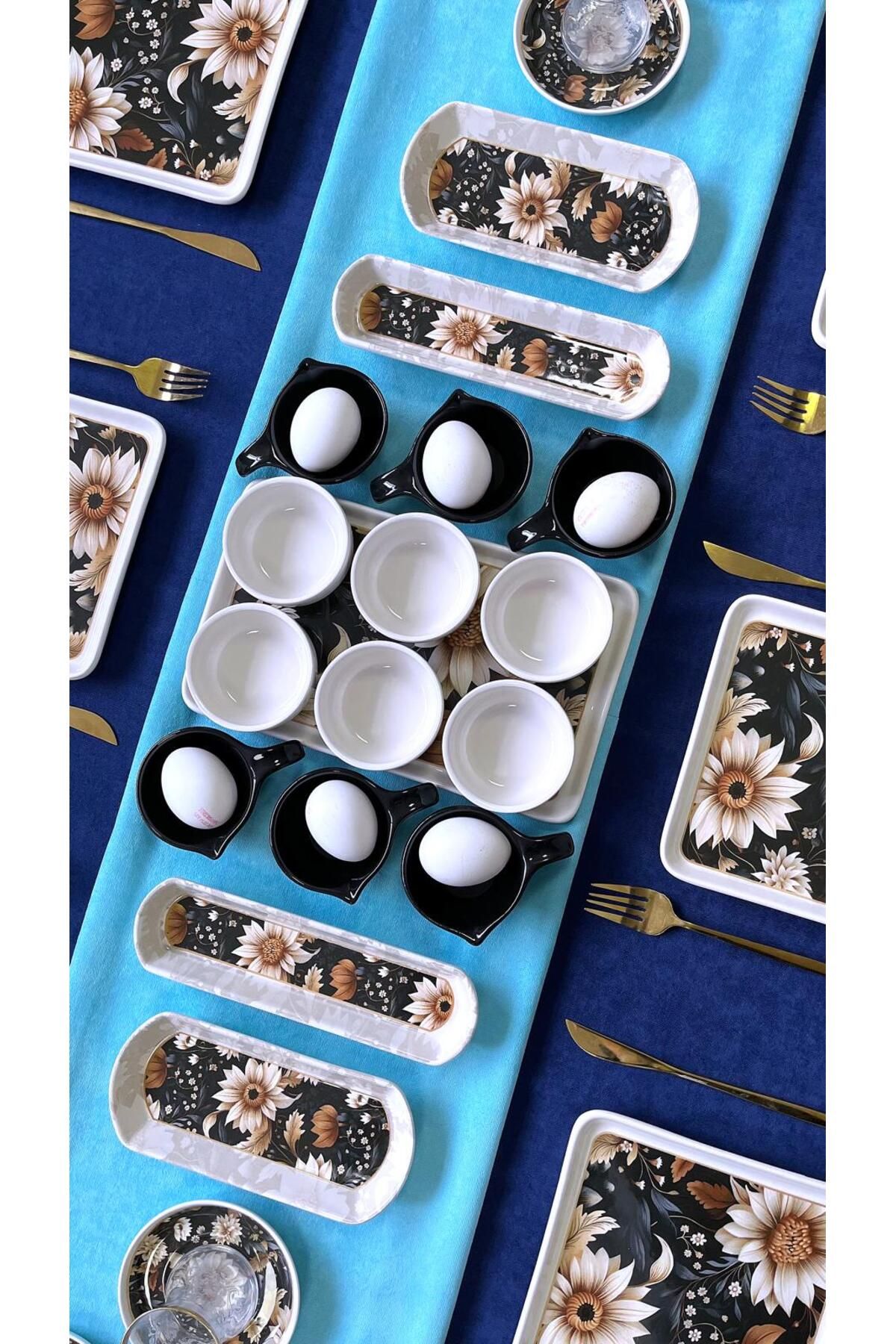 Erbaşlar-Bahreyn Luxury Relief 29 Piece Breakfast Set for 6 3