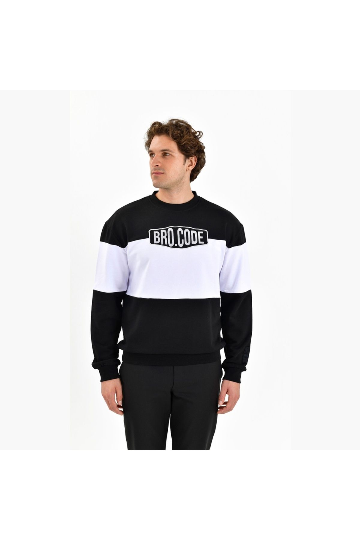 Brocode Rafined Workday Erkek Siyah Sweatshirt (BCS2449-02)