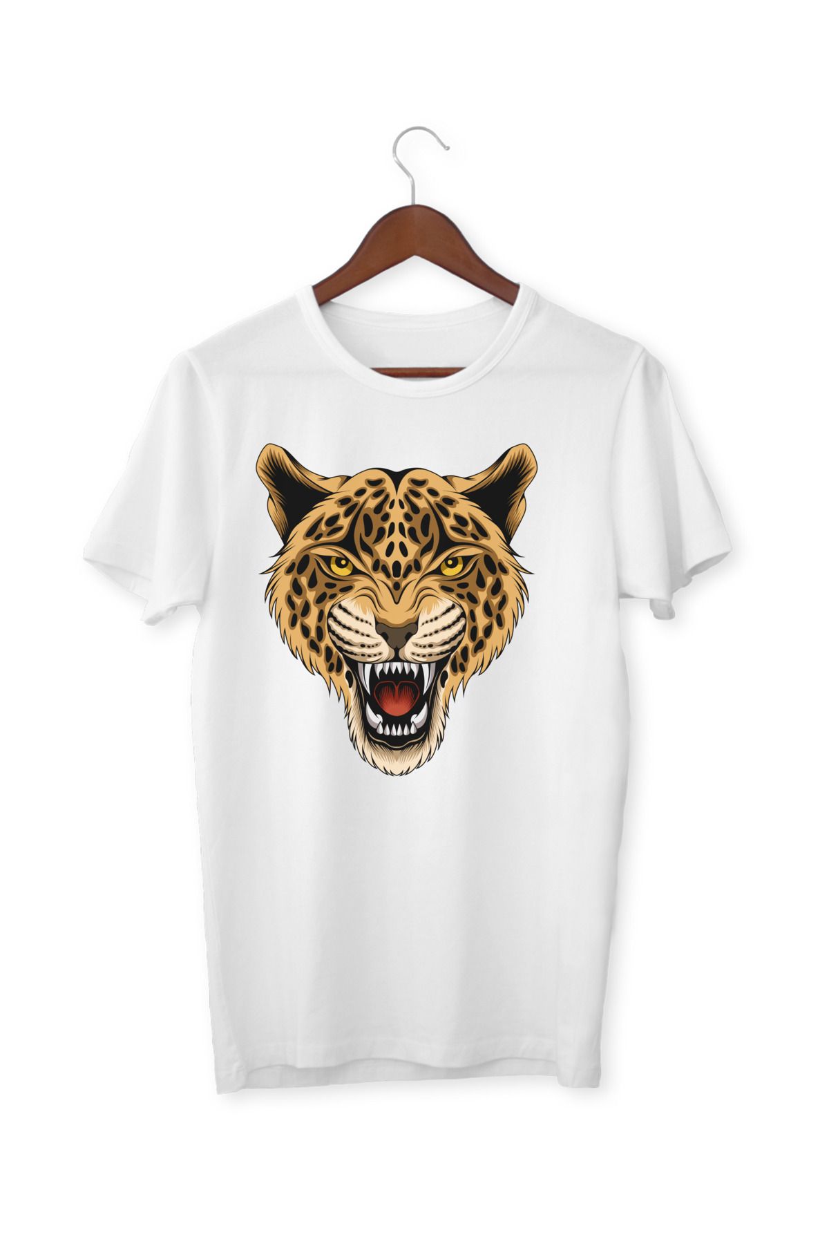 ALPŞAN TİCARET Leopar tişört . Leopar desenli tişört . Leopar baskılı tişört . Leopard t shirt. Leopard. leopar0013