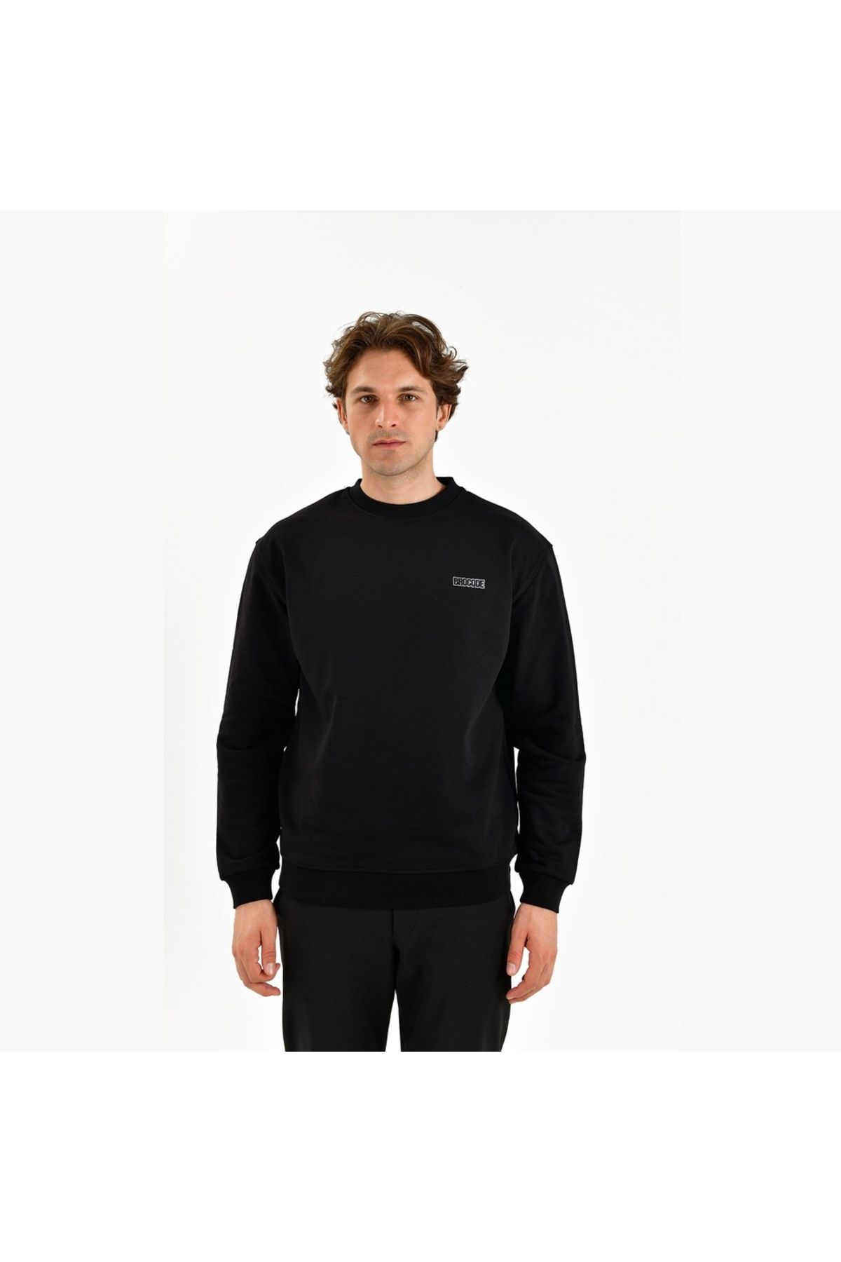 Brocode Hyper Nature Erkek Gri Sweatshirt (BCS2446-31)