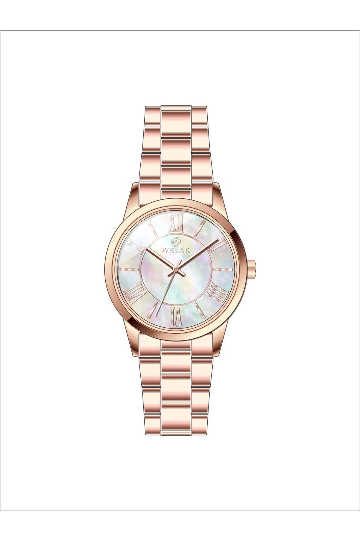 Welar WEL2353-3 Rose Gold Çelik Kadın Kol Saati