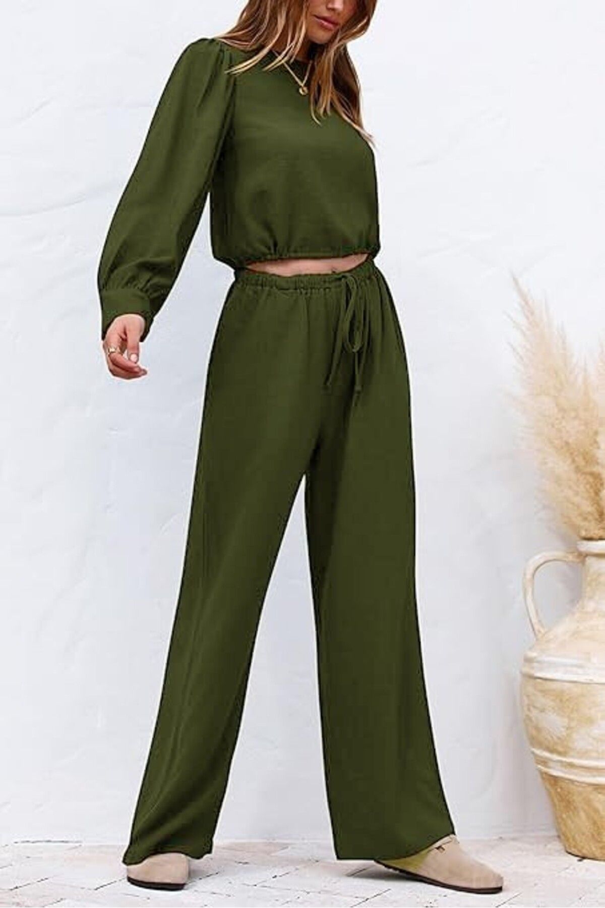Mothermood yeniKeten Yazlık Yüksek Bel Pantolon Bluz İkili takım Alt Üst