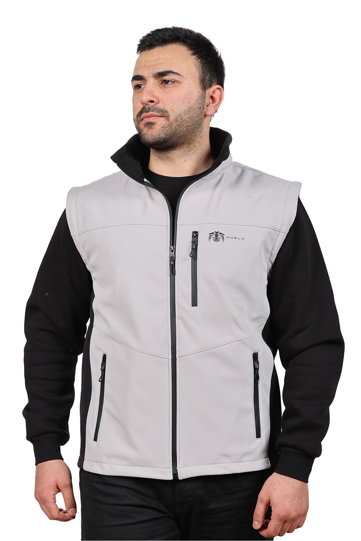 Huğlu İKİ RENKLİ TAKTİK SOFTSHELL MONT