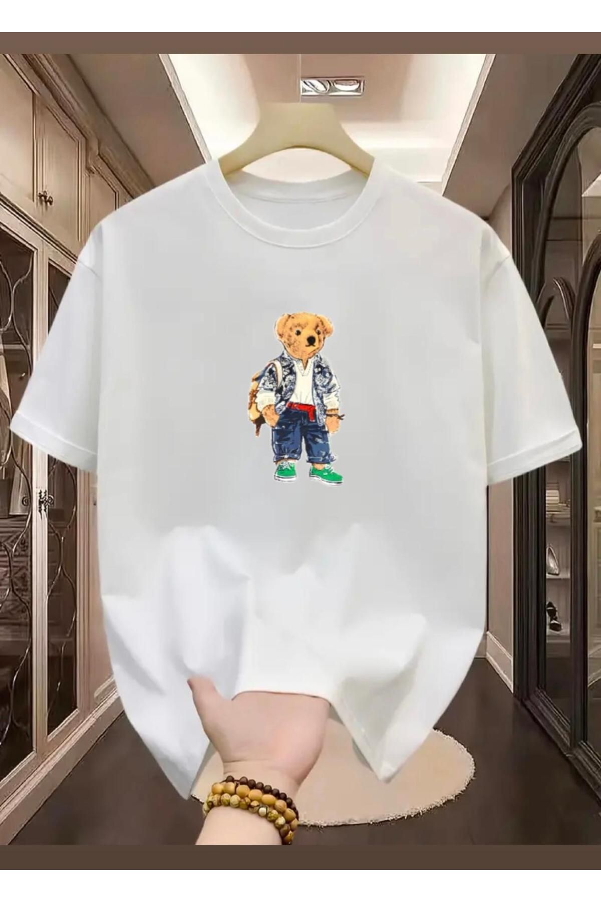 Pulli Collection Bear Baskılı Tshirt