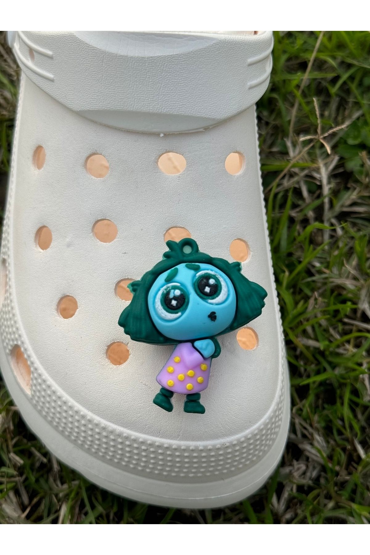 Crocs Envy Üç Boyutlu Terlik Süsü/ Ters Yüz Terlik Charm/Duygular Terlik Aksesuarı