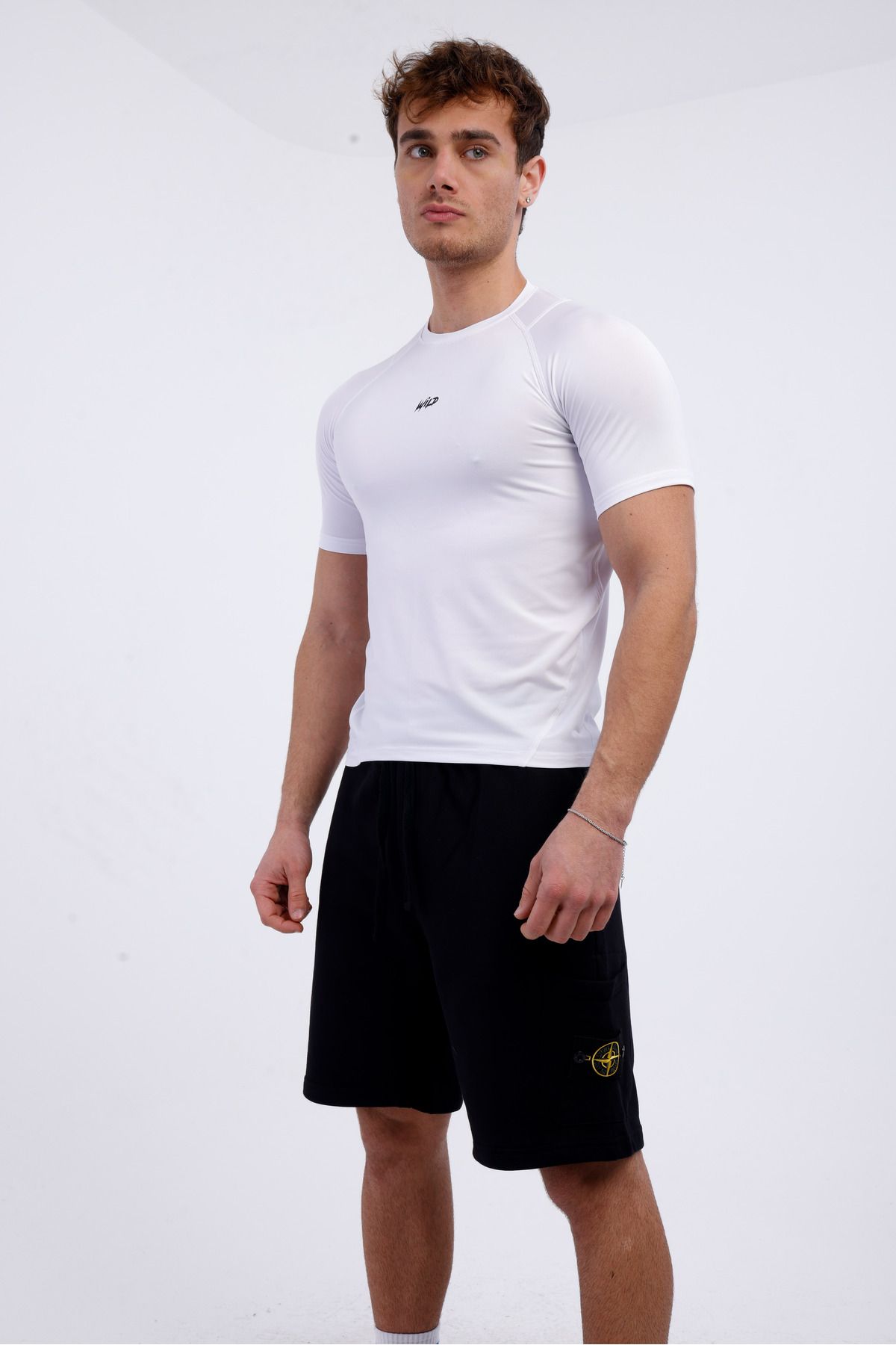 Wild Athletic-Men's Pro Compression T-Shirt Short Sleeve Sports Fitness Body 3