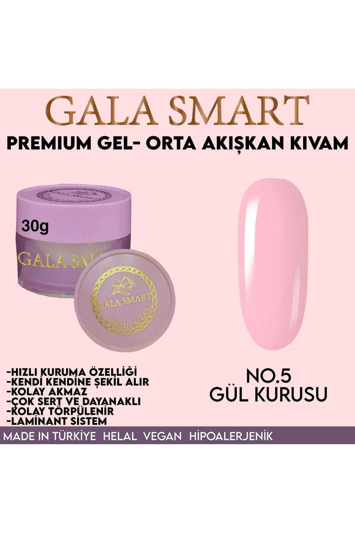 gala smart Premium Orta Akışkan Kıvam Jel 30gr No.05