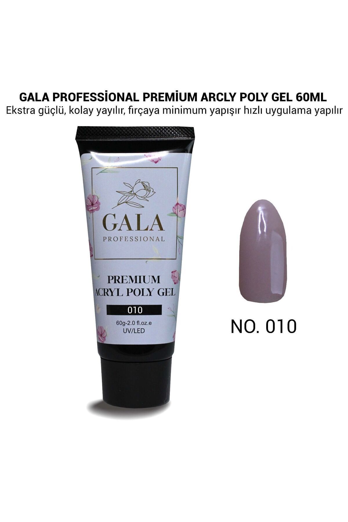 gala smart Premium Akrilik Poly Jel 60ml No.10