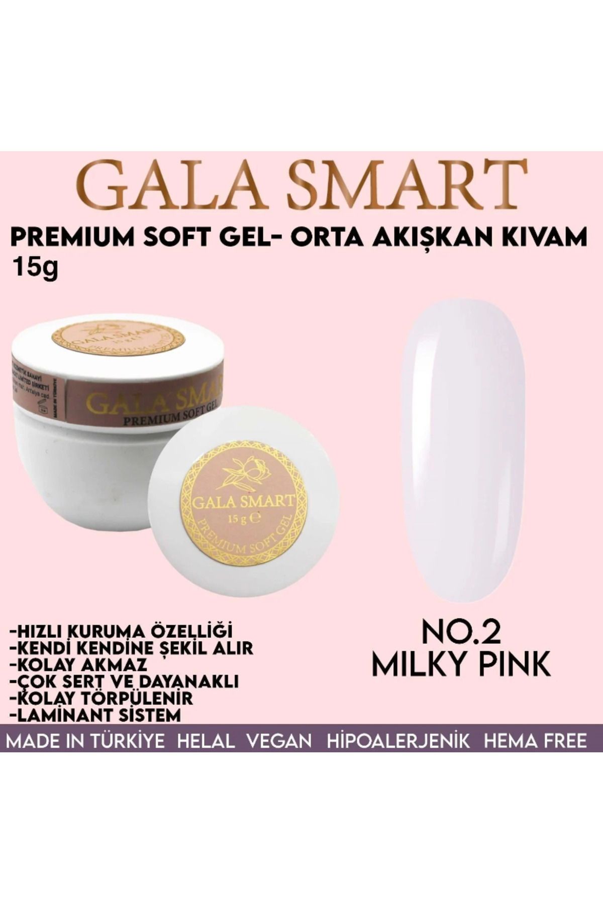 gala smart Premium Orta Akışkan Kıvam Jel 15gr No.02