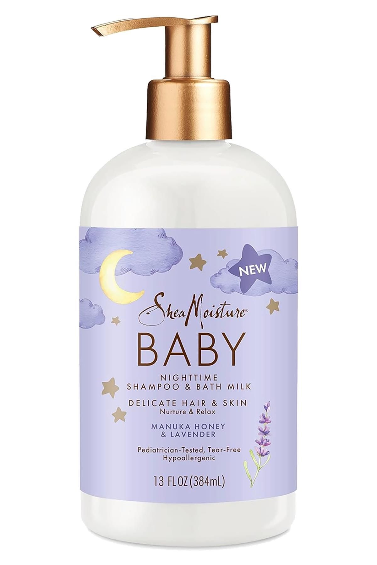 Shea Moisture Baby Gece Şampuanı ve Banyo Sütü 384ML