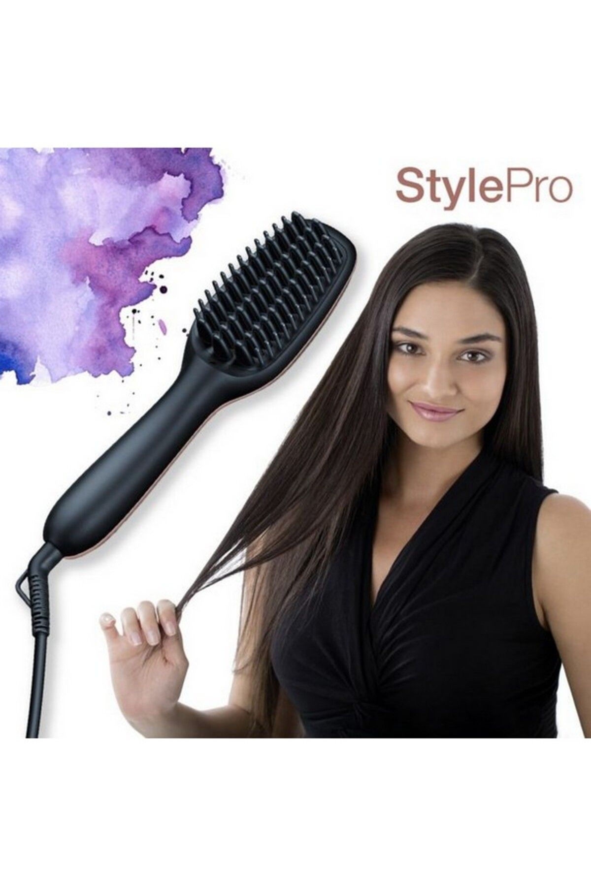 Beurer-StylePro HS60 Ceramic Coating Hair Straightening Brush 5.3 x 6.3 x 25.5 cm 7