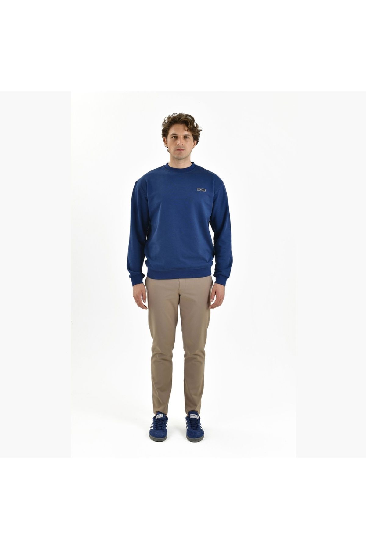 Brocode Erkek Mavi Sweatshirt (BCS2450-17)