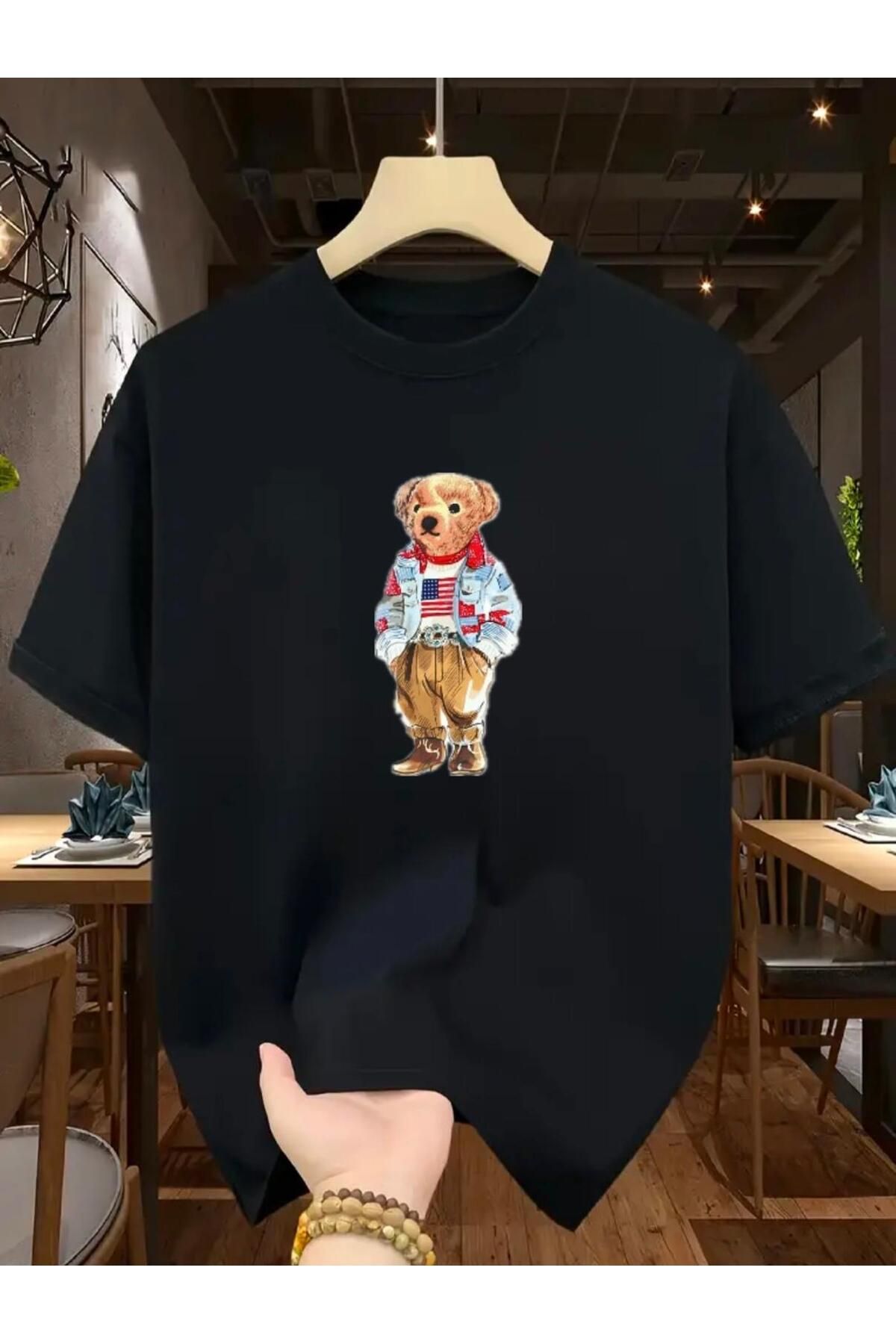 Pulli Collection Bear Baskılı Tshirt