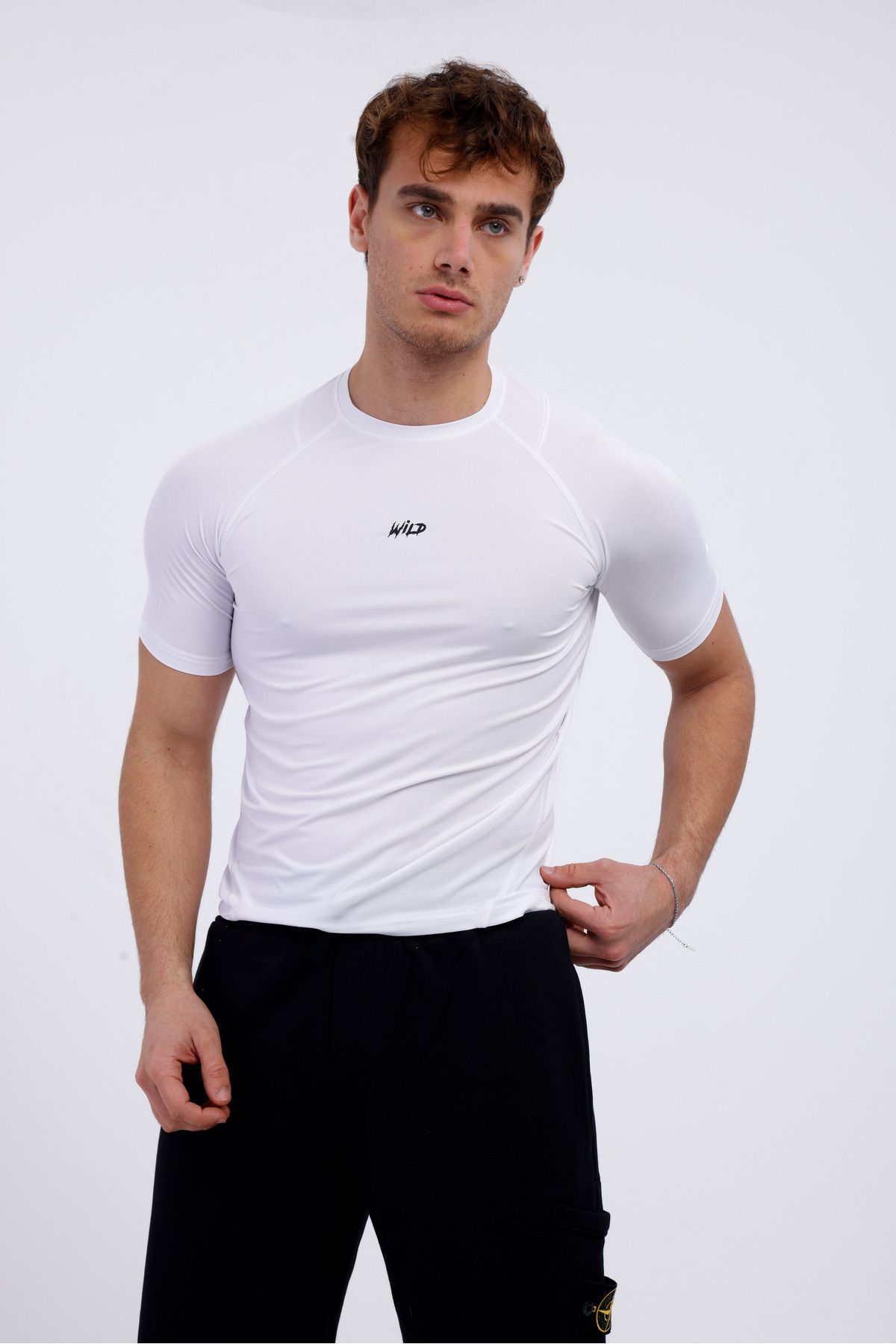 Wild Athletic-Men's Pro Compression T-Shirt Short Sleeve Sports Fitness Body 6