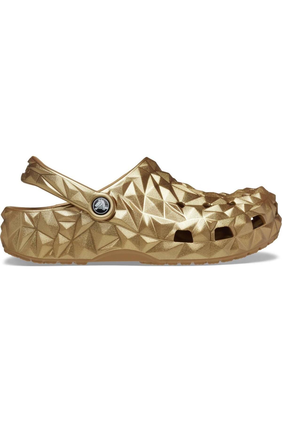 Crocs-Unisex Classic Metallic Geomteric Slippers - Cr 210002 -Crc.710 Gold-38-39 1