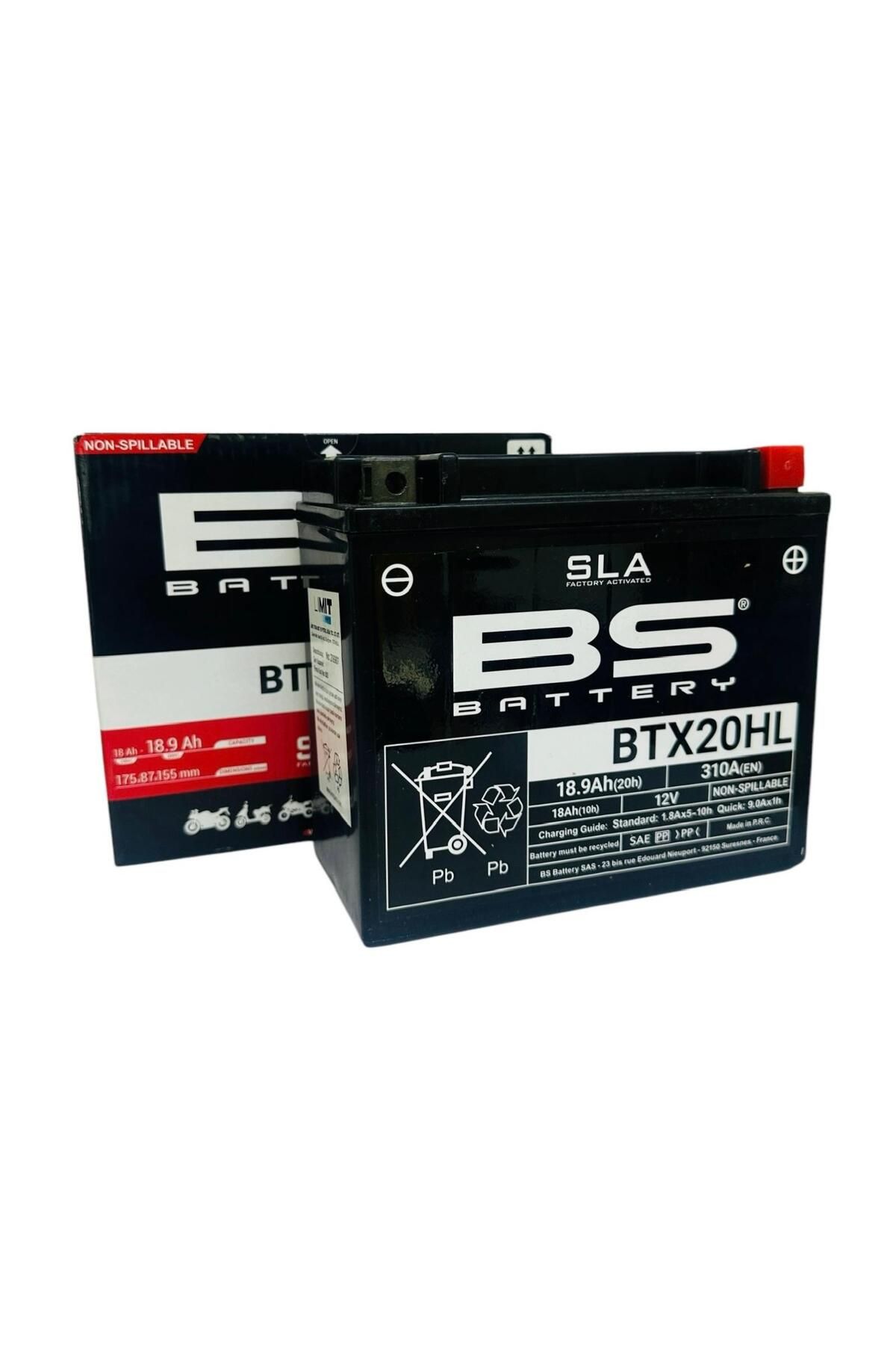 BS Battery Harley-Davidson FLHTCU Ultra Classic Electra Glide 1584 2008-2020 BS Battery BTX20HL-SLA Motosiklet