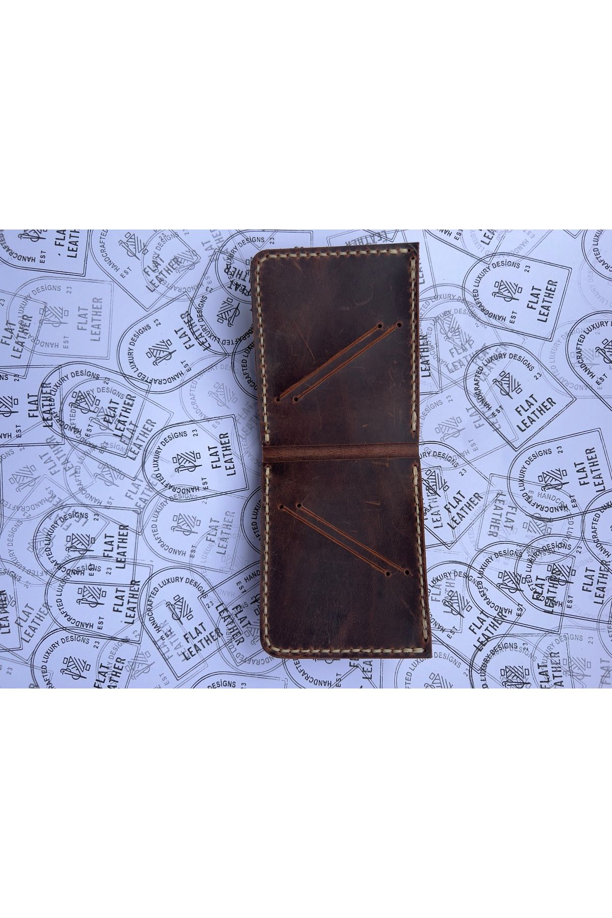 کیف پول مردانه اورجینال FLAT LEATHER