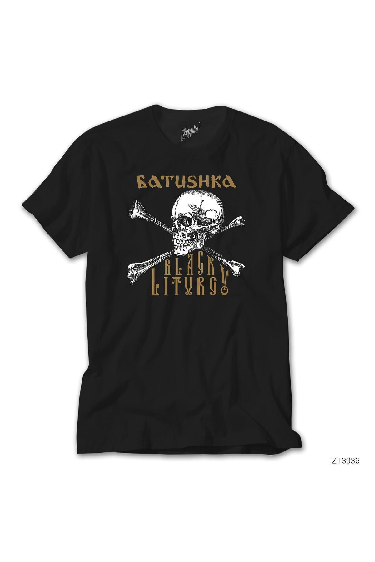 New Shine Batushka Black Liturgy Siyah Tişört