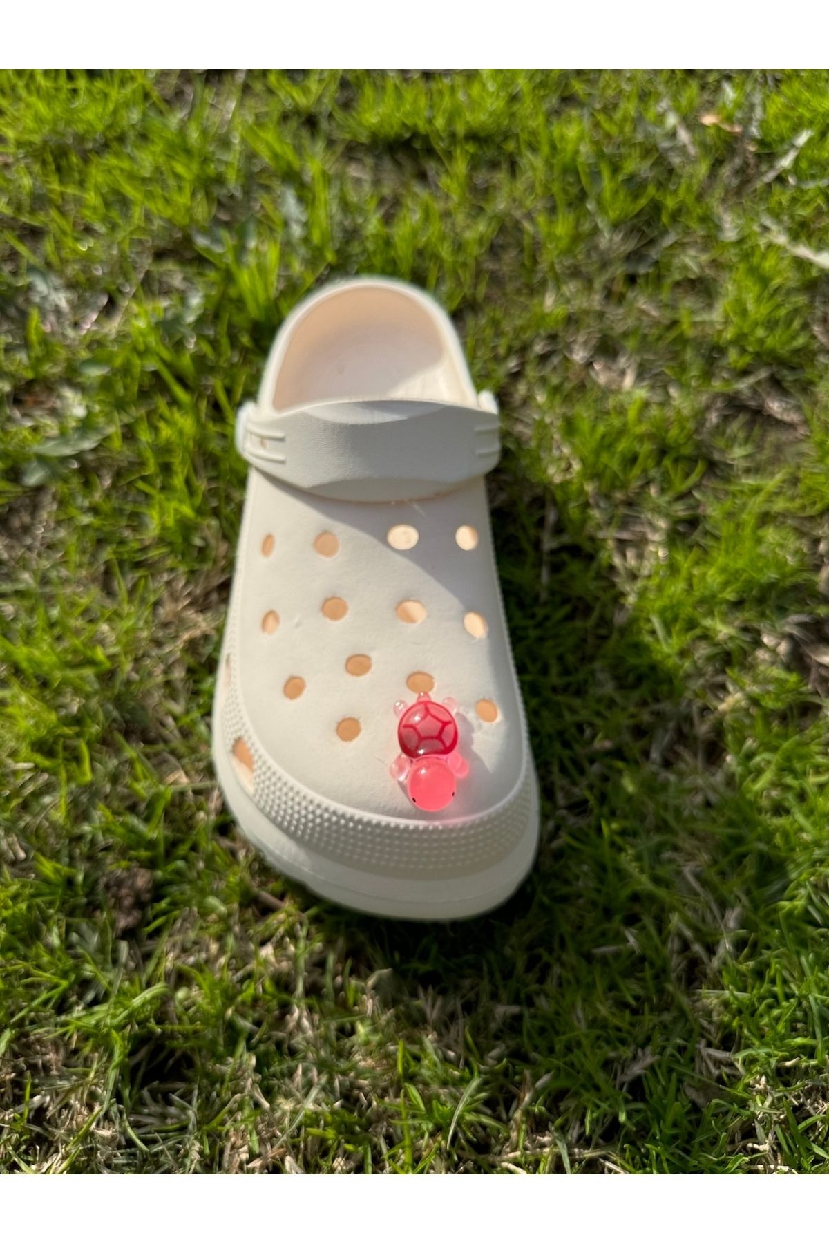 هدیه مفهومی درخشش لاک پشت در دمپایی سه بعدی تاریک تزئین 3D JIBBTIZ CROCS CHARM Crocs