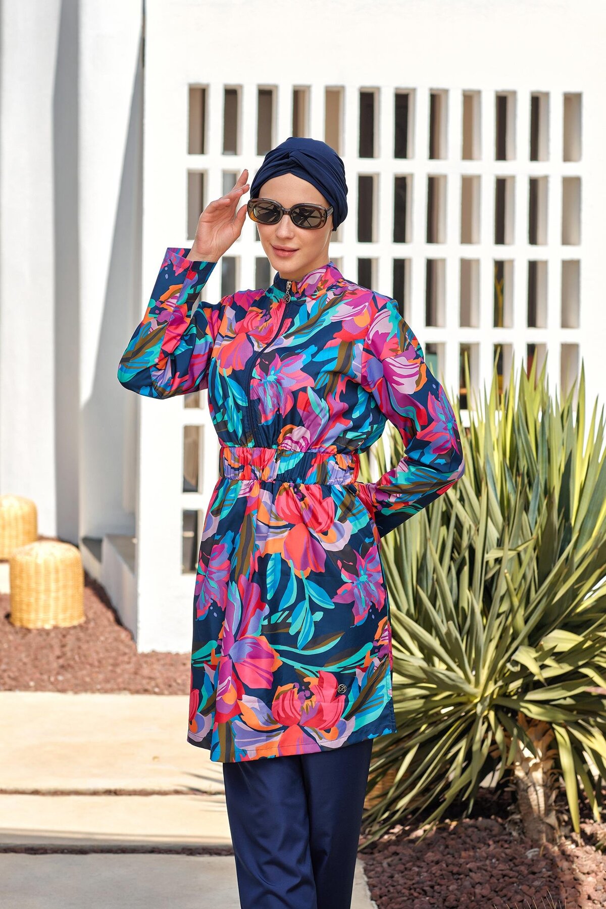 Matilda Long Sleeve Modest Swimsuit 2501
