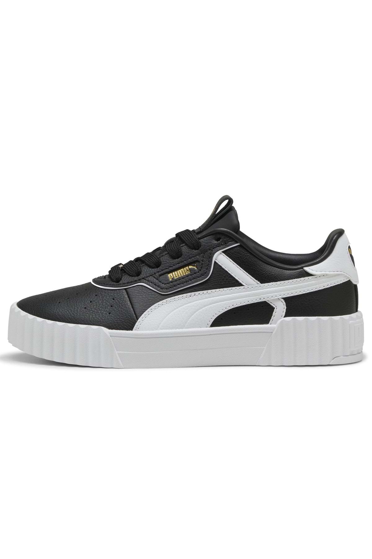 Puma 400724 Carina 3.0 Lüxe Sneaker Unisex Spor Ayakkabı SİYAH-BEYAZ