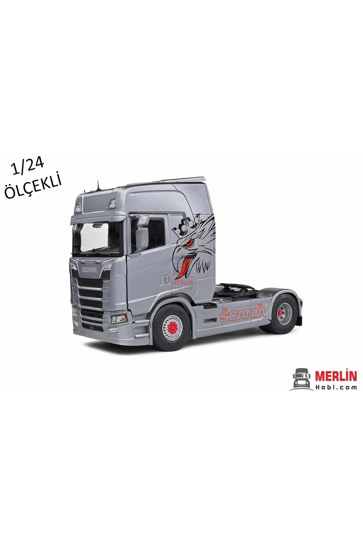 Shem 1/24 Scania 580S HighLine – Custom silver – 2024 Tır Çekici