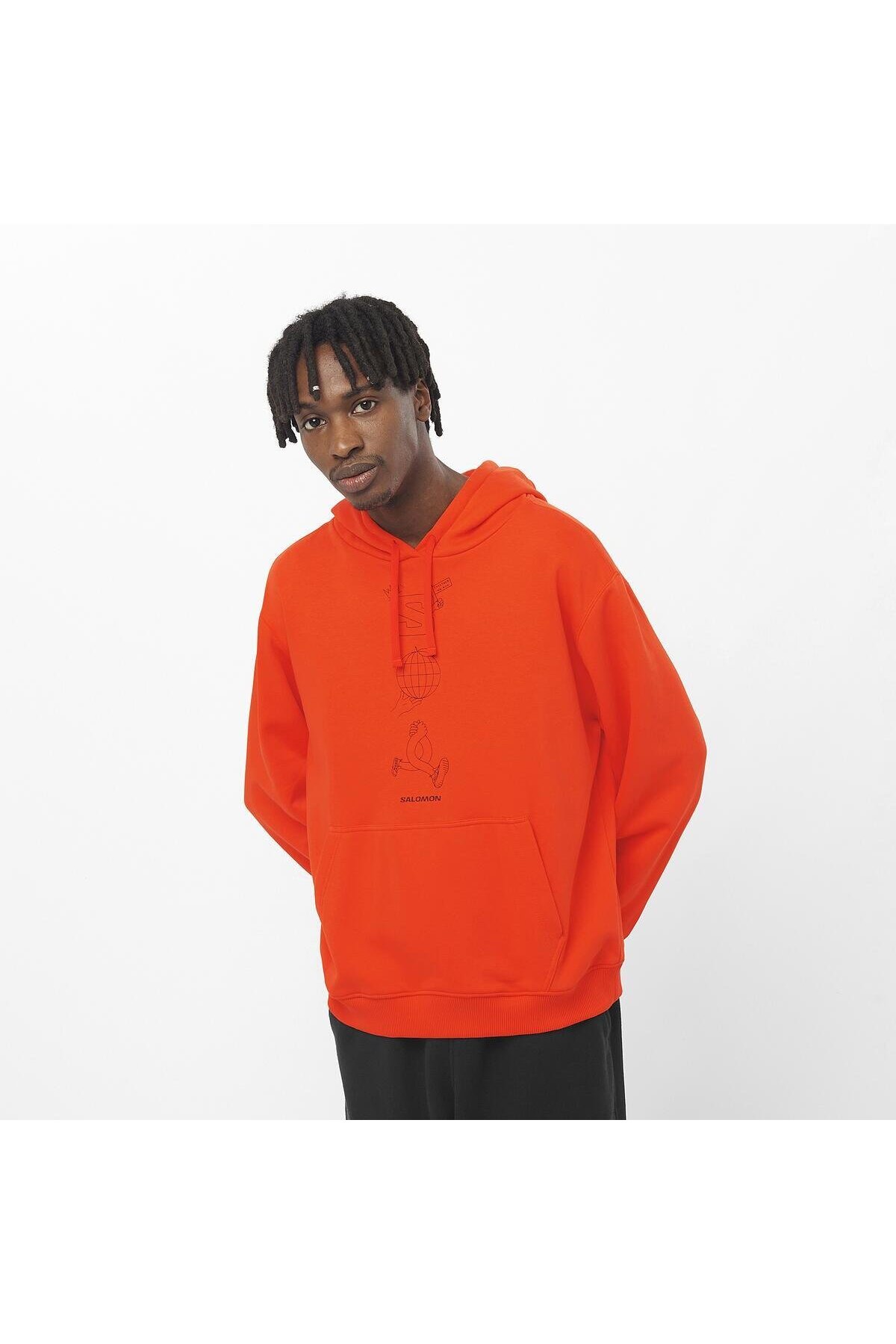 سالومون سویشرت مردانه WORTHY طرح گیلاس و گوجه فرنگی LC2286900