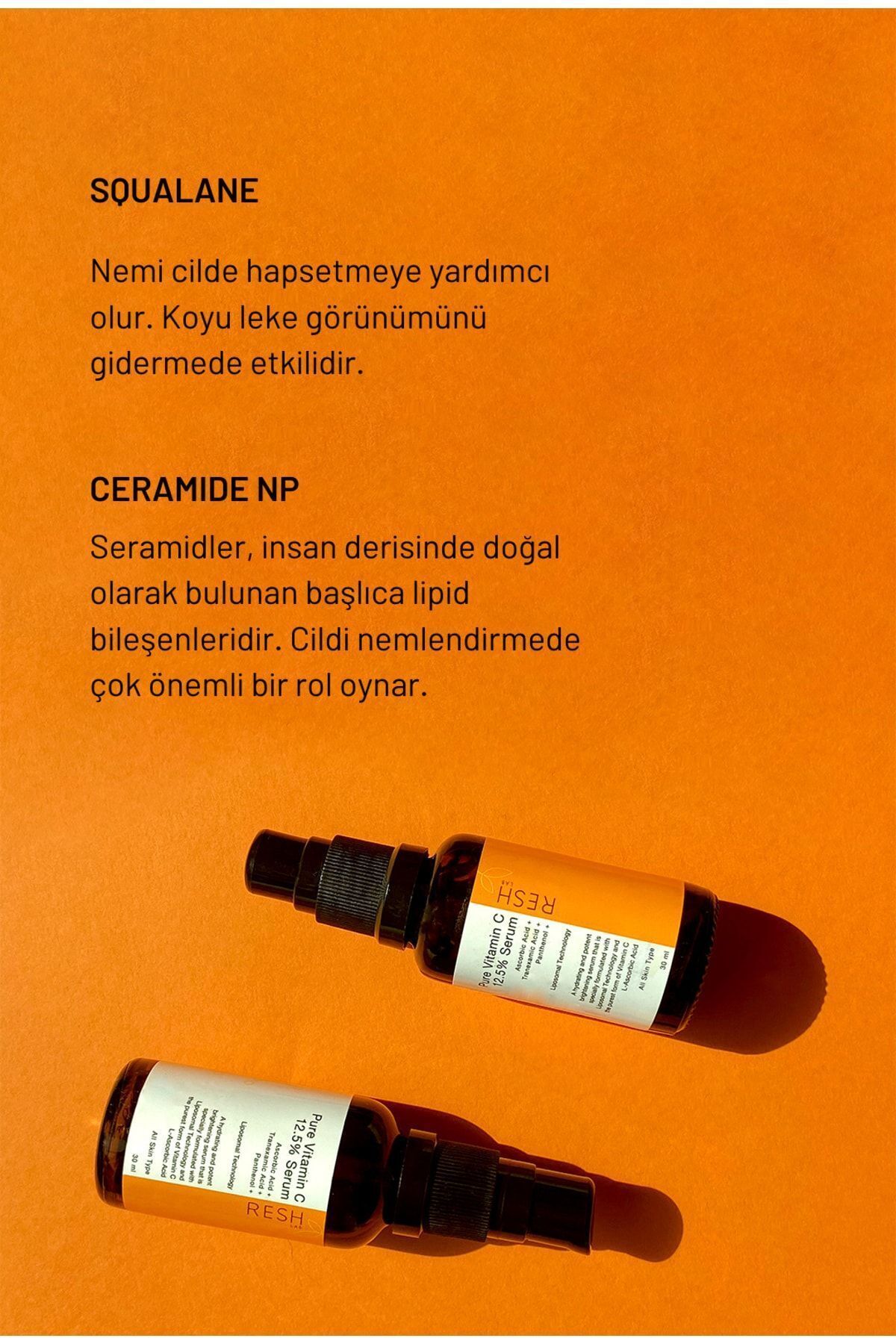 سرم پوست ویتامین C خالص 12.5 ٪ RESH LAB