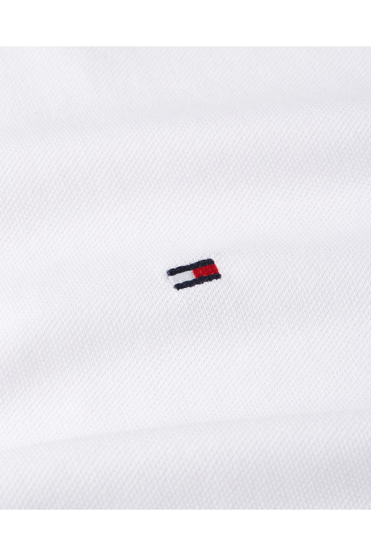 Tommy Hilfiger-Flag Cuff Slim Fit Polo Polo Neck T-Shirt 6