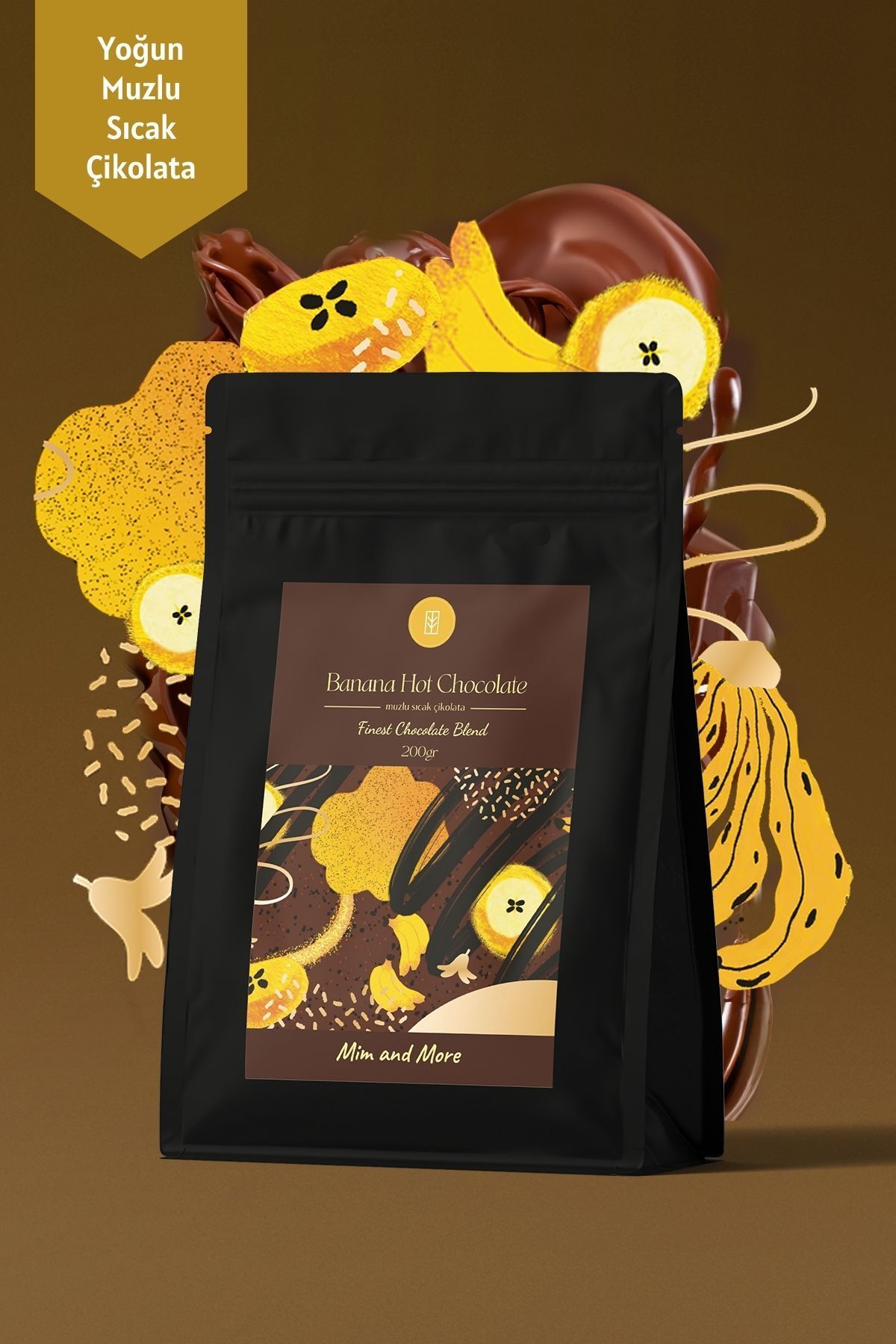 Mim and More-Banana Hot Chocolate - Banana Hot Chocolate, 200 Gr 1