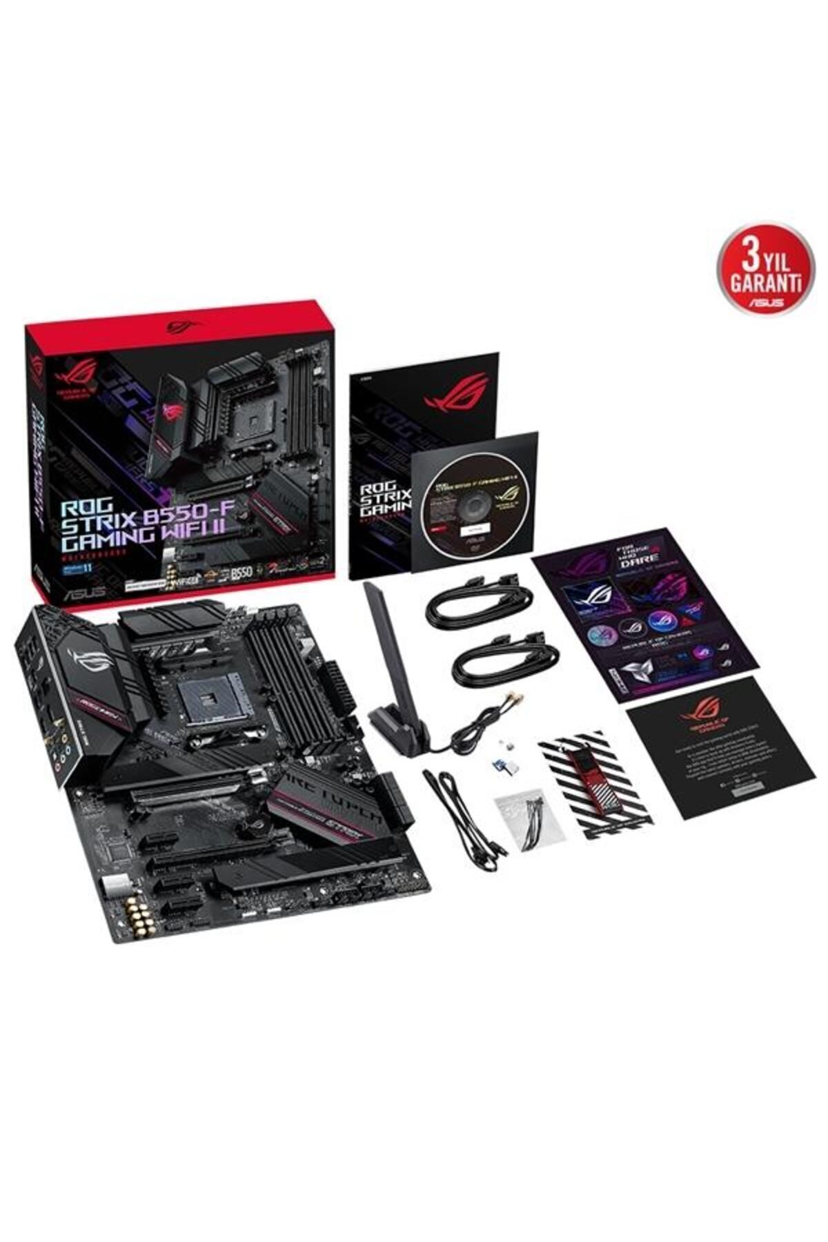 Rog Strıx B550-f Gamıng Wıfı Iı Am4 Ddr4 Ses Glan Dp/hdmı Sata3 Usb3.2 Atx - 5